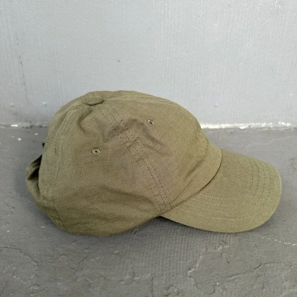 Tommy Bahama Ripstop Plaid Cotton Summer Beach Adjustable Hat - Green OS - Picture 7 of 9